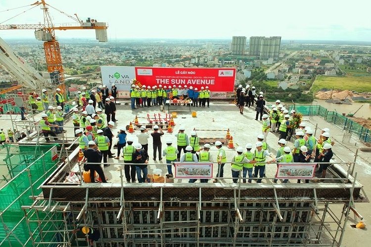Dự án căn hộ The Sun Avenue của Novaland đang xây tới đâu?