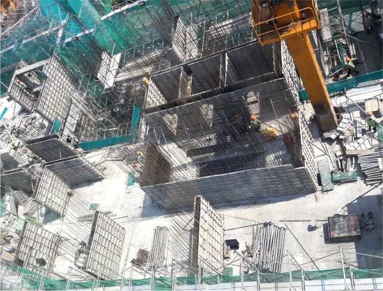 Cập nhật tiến độ xây dựng căn hộ Palm Heights - Palm City
