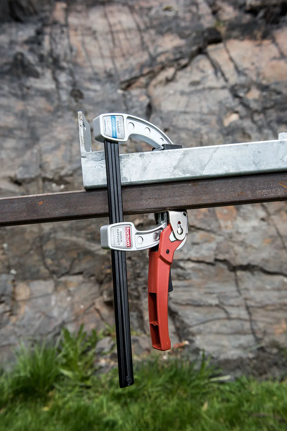 Fortum clamps in action