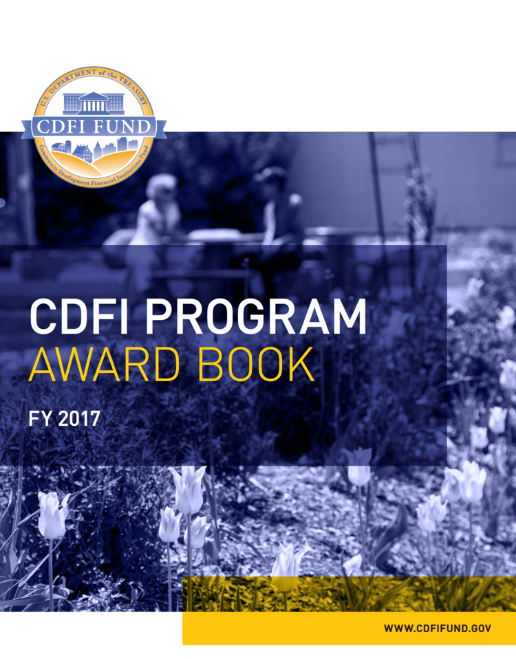 Click here to browse the CDFI Program Award Book and meet the other award recipients. 