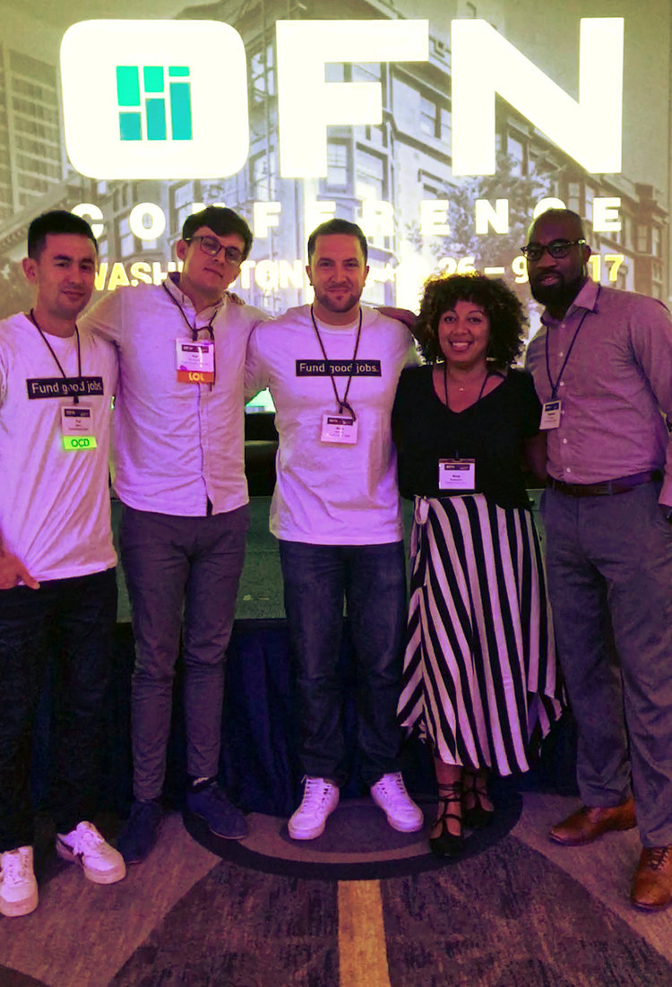 An ICA Fund Good Jobs team contingent joined the CDFIs Invest, the OFN CDFI conference in Washington, DC, thanks to the support of the Surdna Foundation