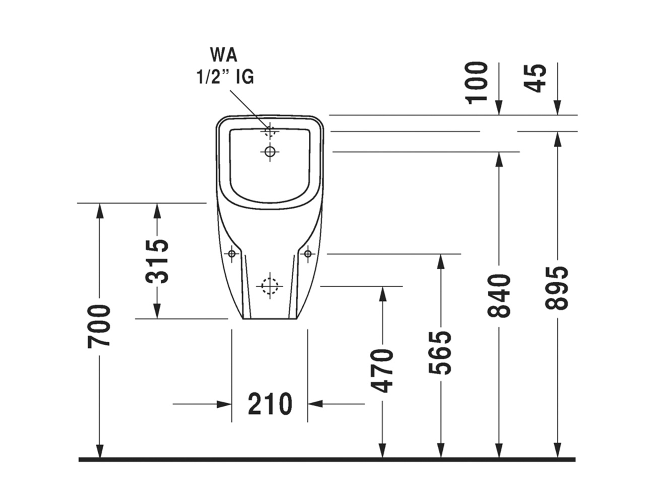 DCode Urinal 0829300000