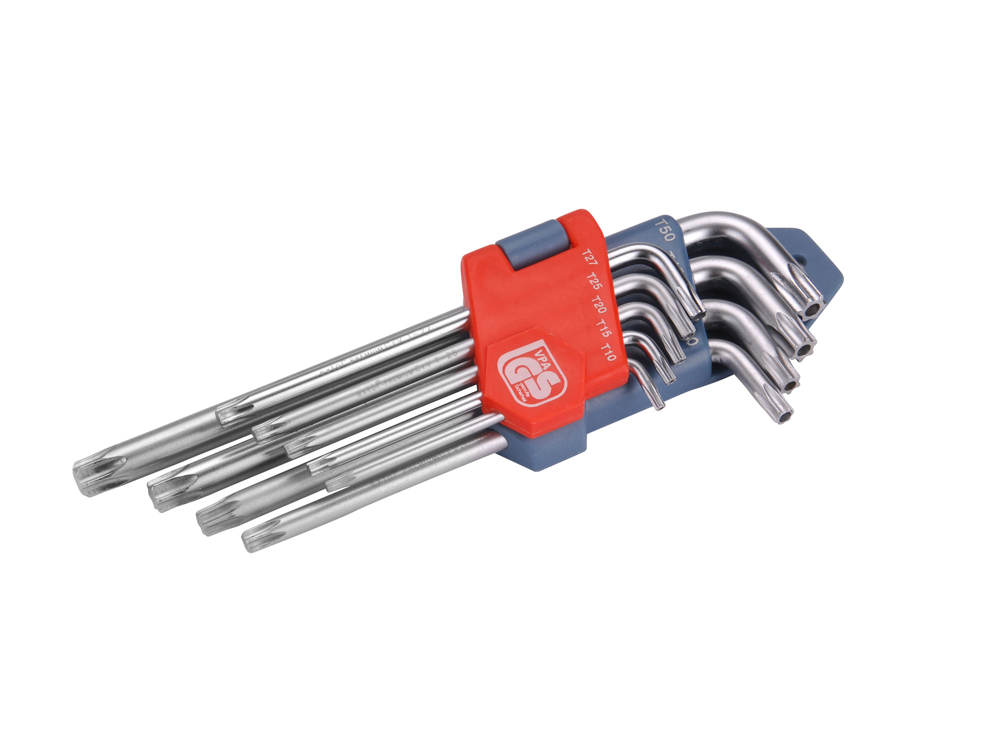 9pcs TORX Key Set, CrV, middle length