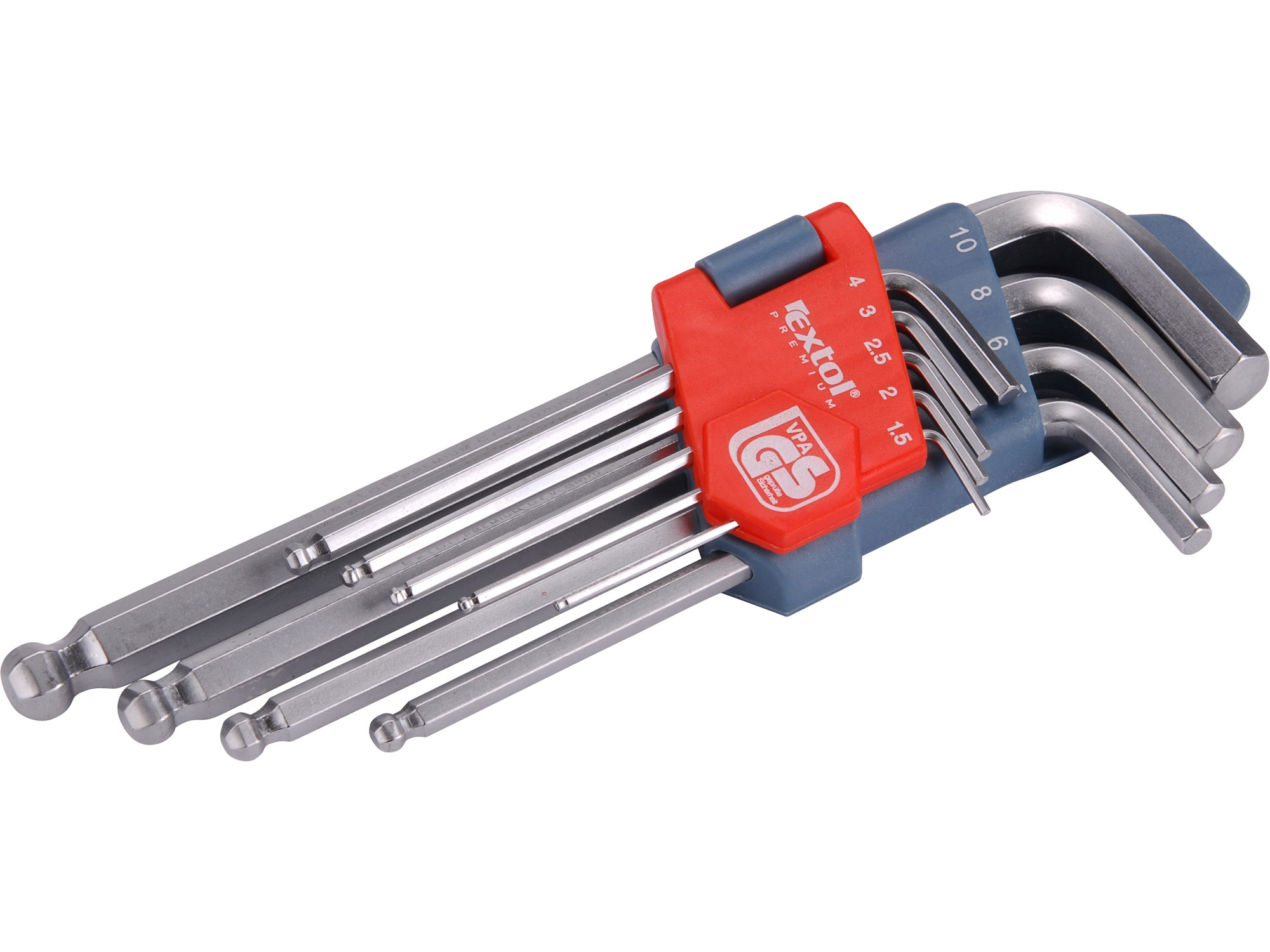 9pcs HEX Key Set,  CrV, middle length