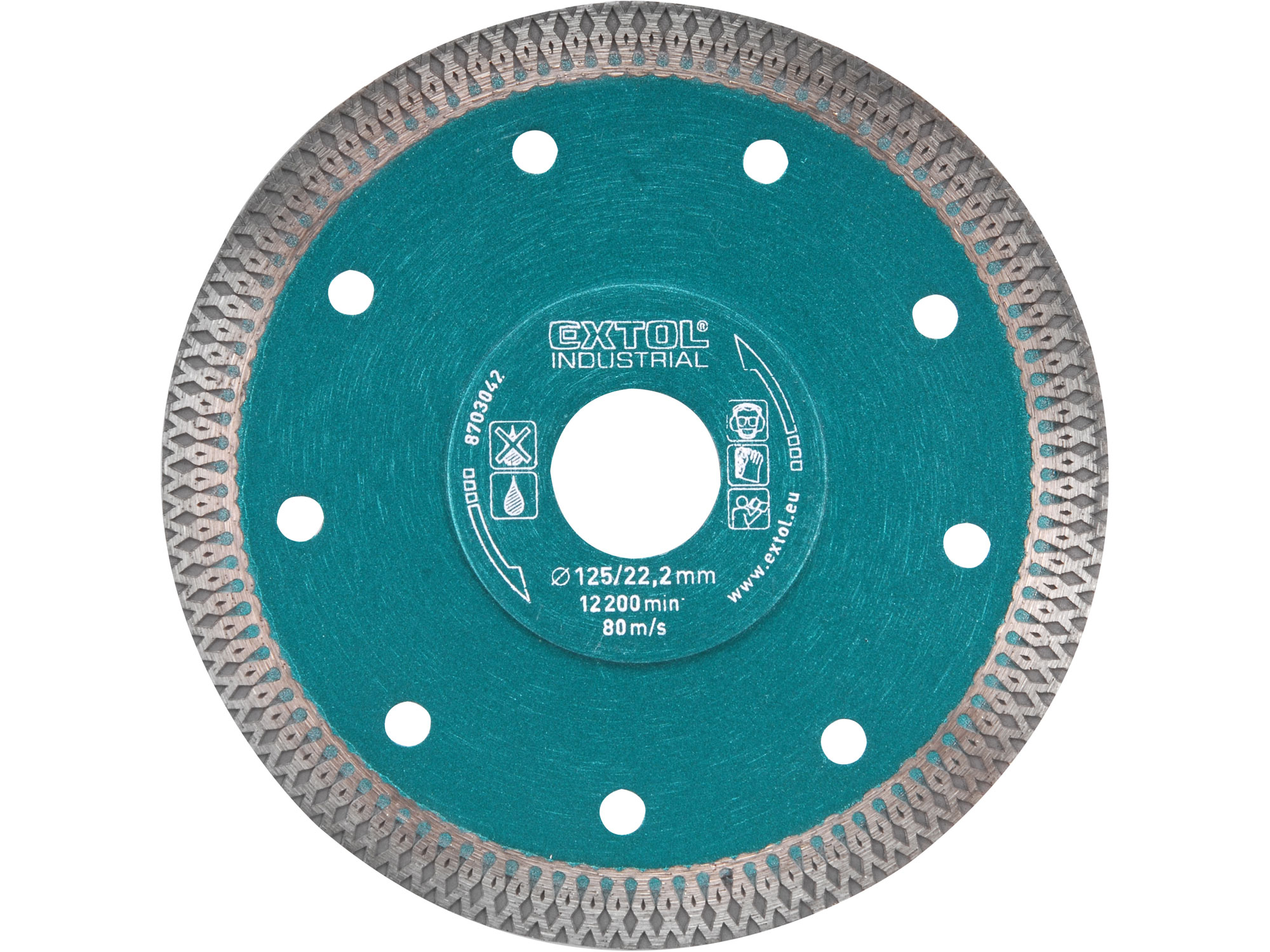 125mm Diamond Cutting Disc, Thin Wet & Dry Cut