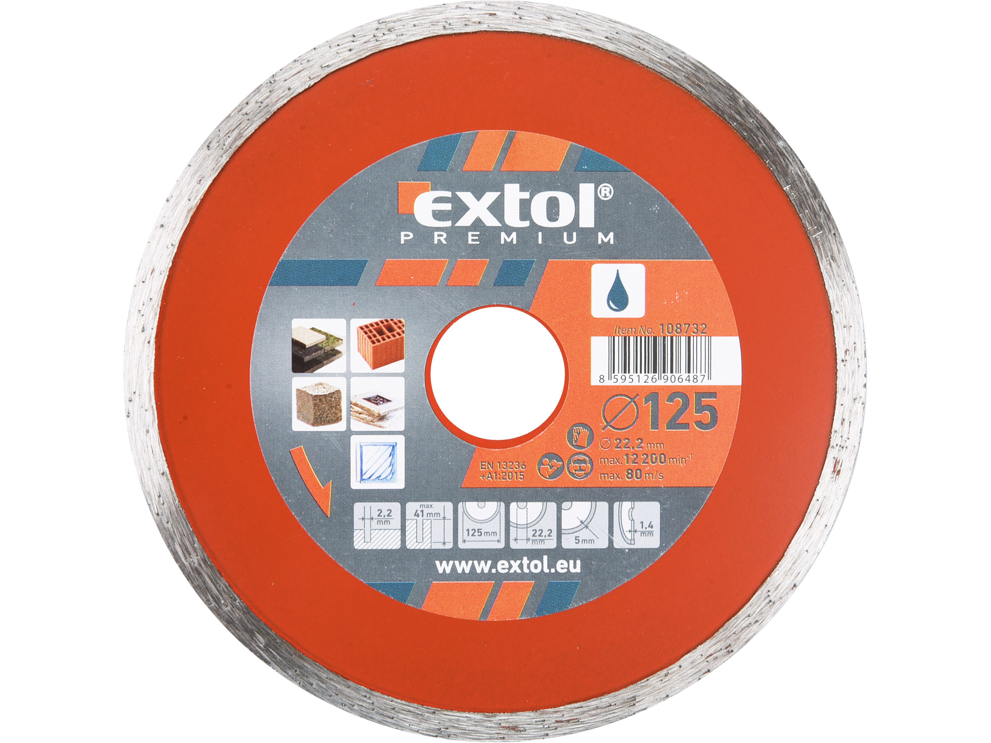 125mm Diamond Cutting Disc Wet Type