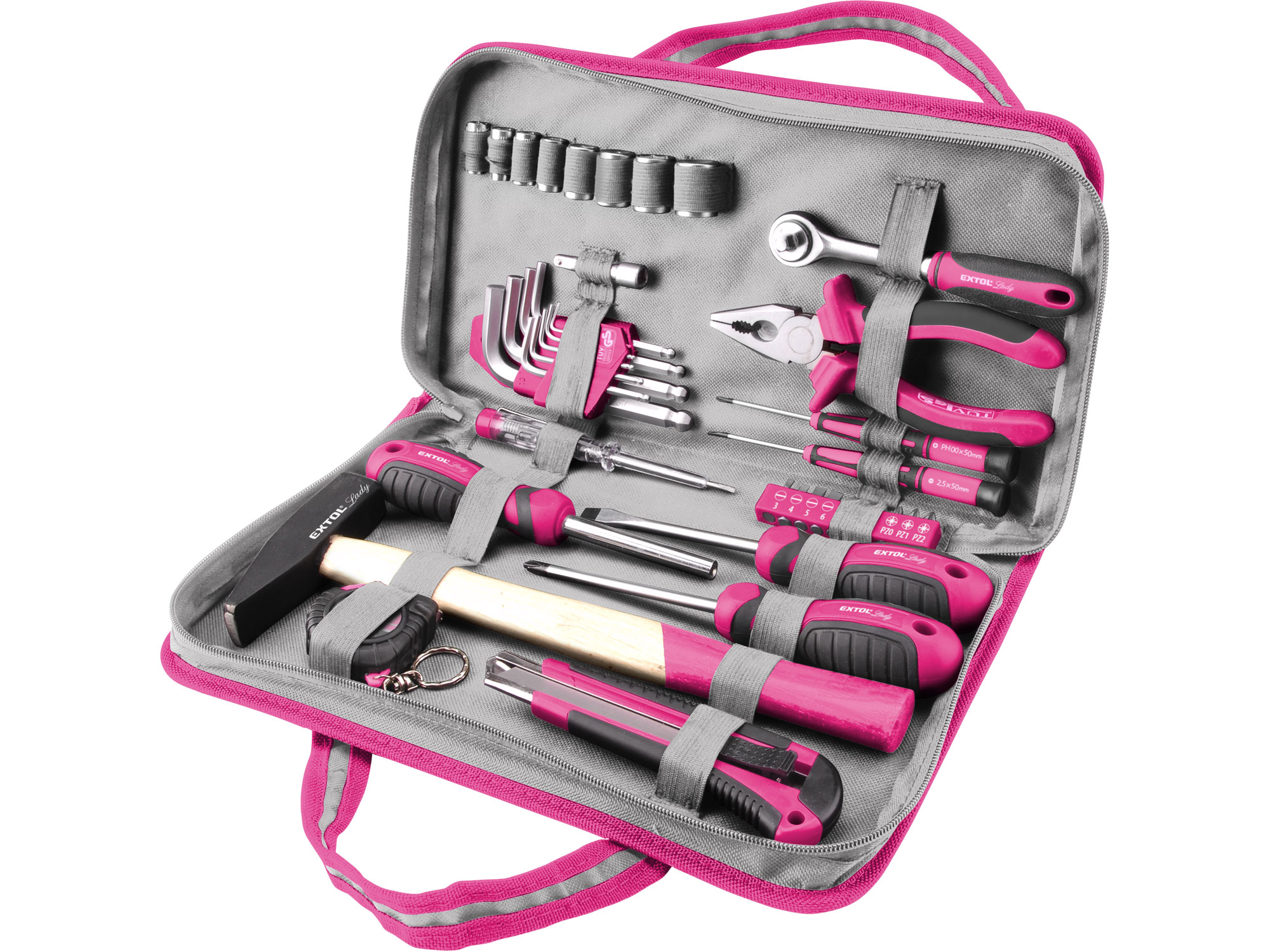 39pcs Tools Set , Pink Colour