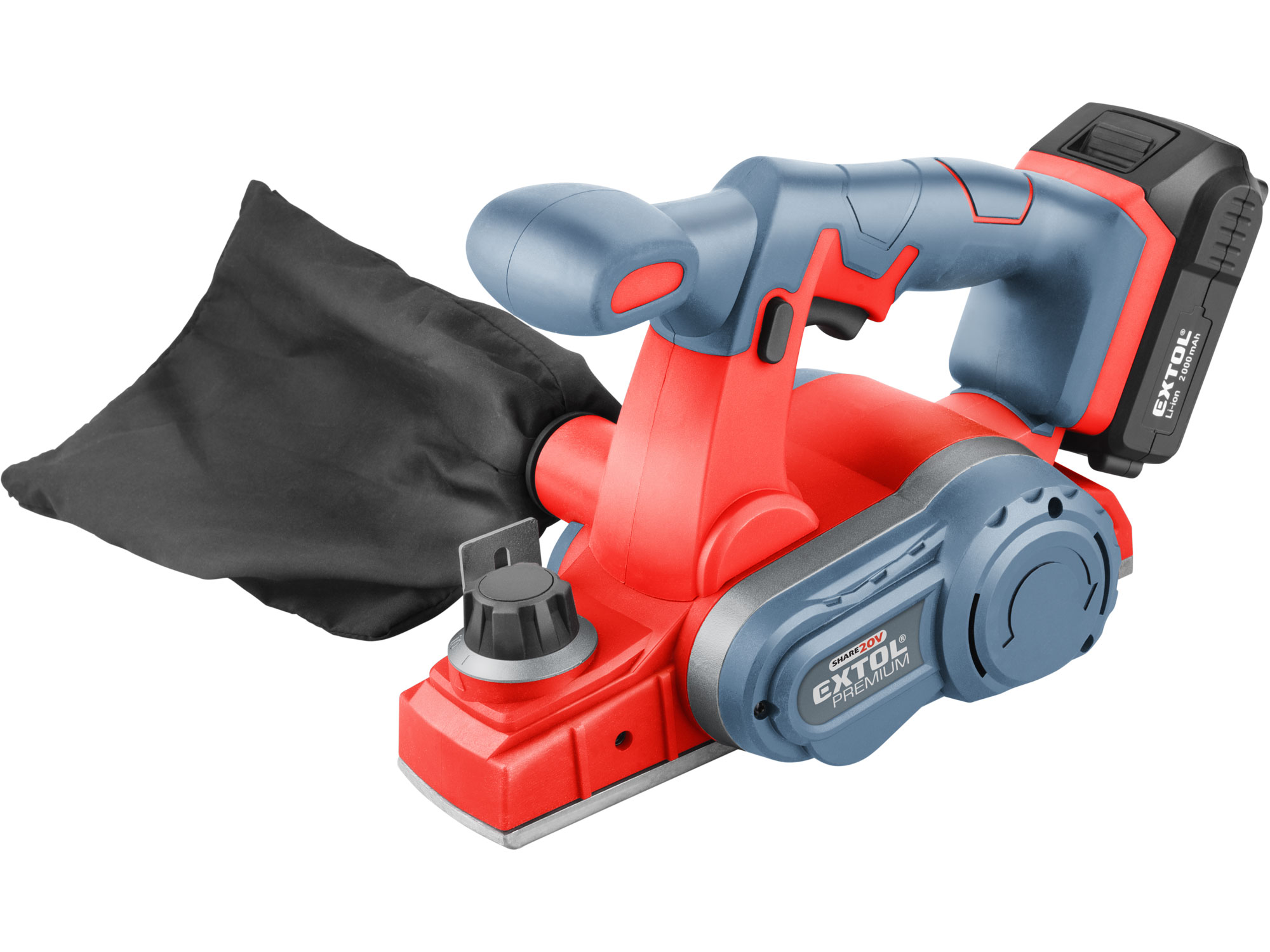 Cordless Planer, SHARE20V, 1X 2000mAh Battery