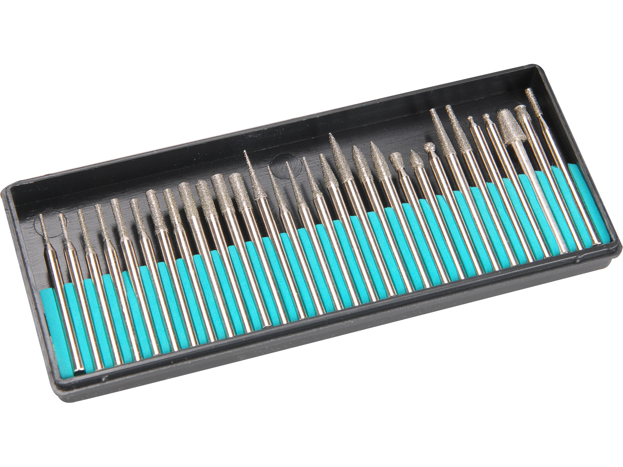 30pcs Rotary Diamond Burr Set 