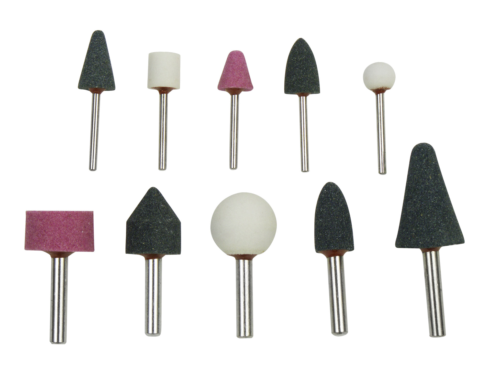 10pcs Mounted Stone Set 