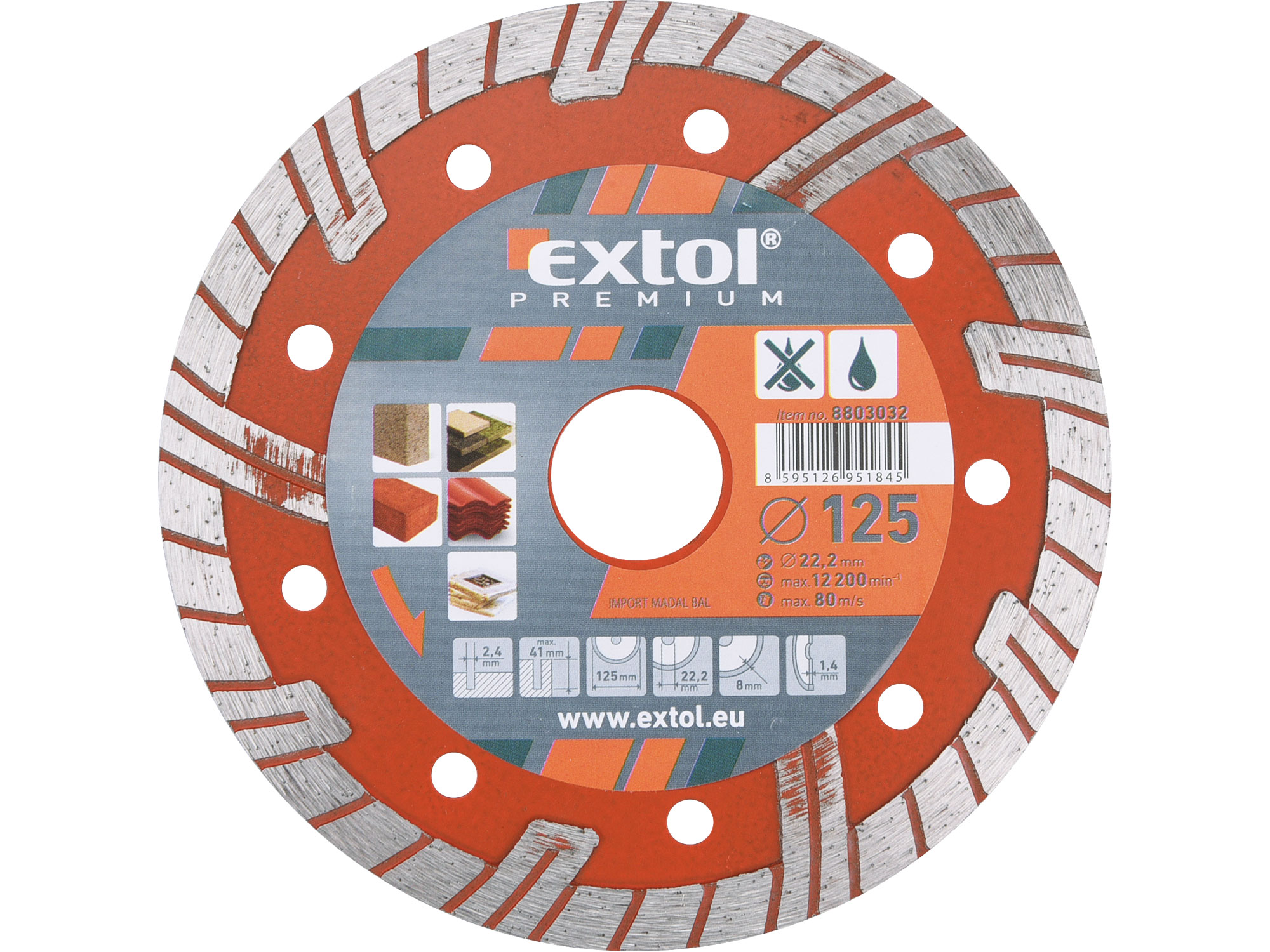 125mm Diamond Cutting Blade, TURBO