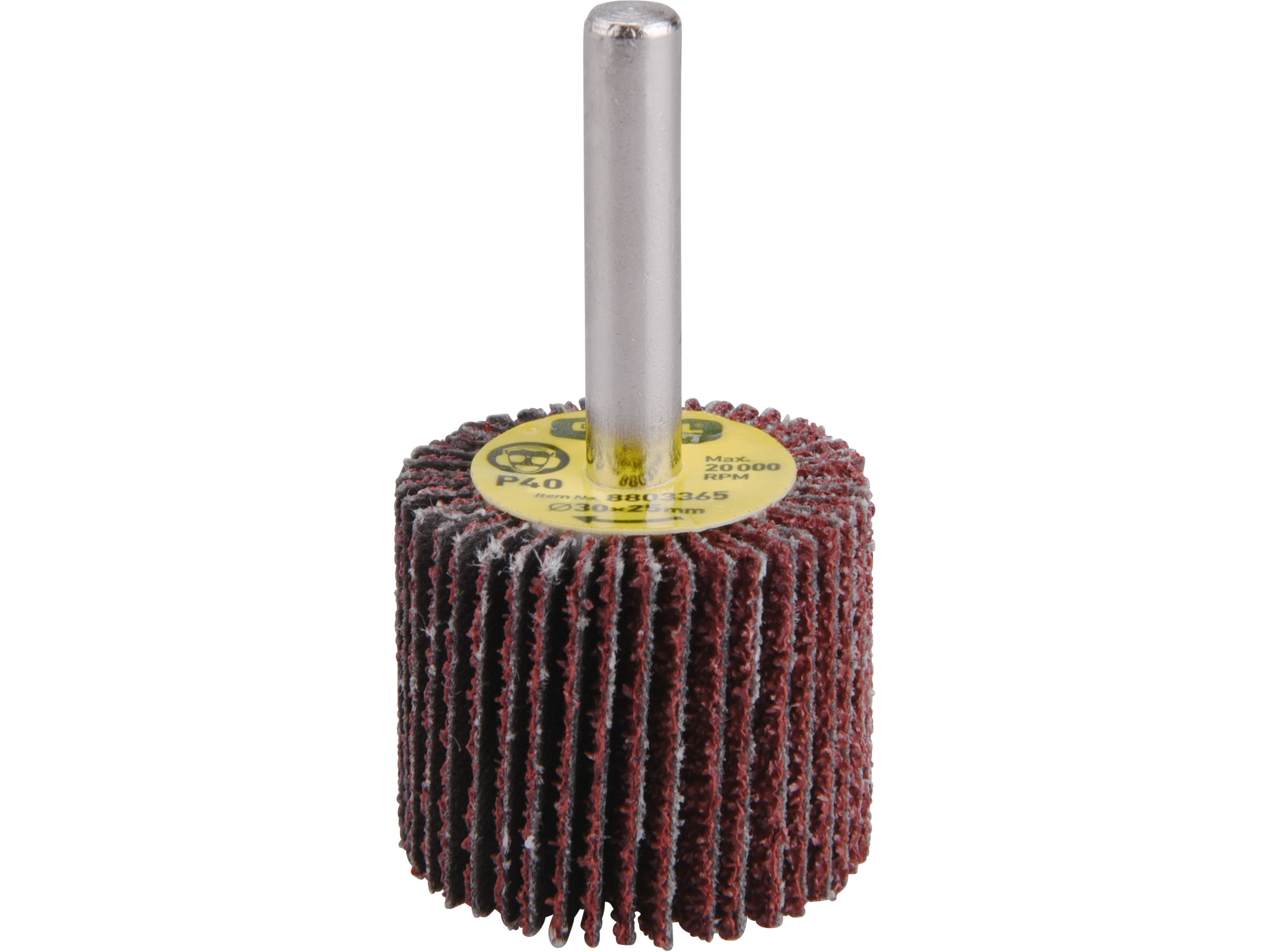 Sanding Flap Wheel dia30x25x6mm shank, P120