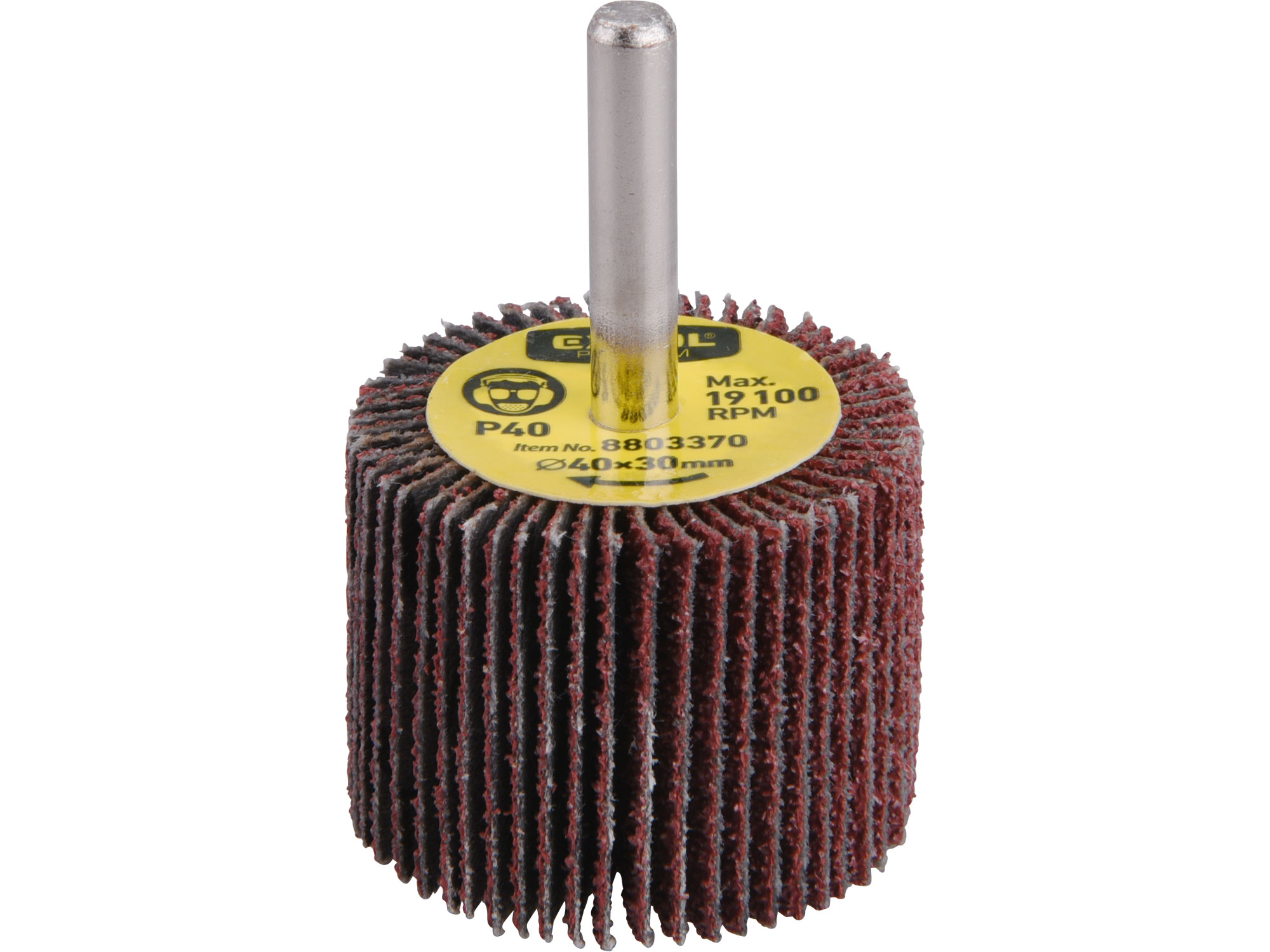 Sanding Flap Wheel dia40x30x6mm shank, P100