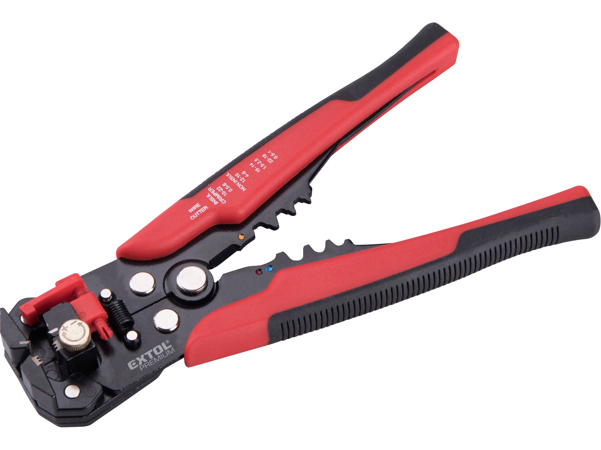 Auto Wire Stripper CR12MOV cutter, dual color PP+TPR handle