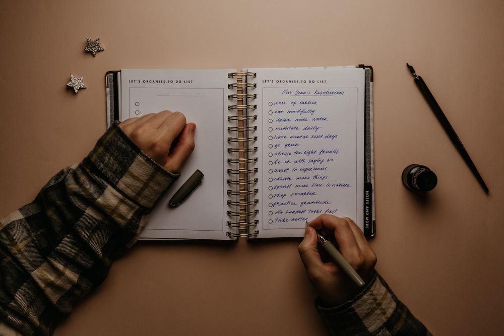 New year resolution challenge | New year challenge | My new year book