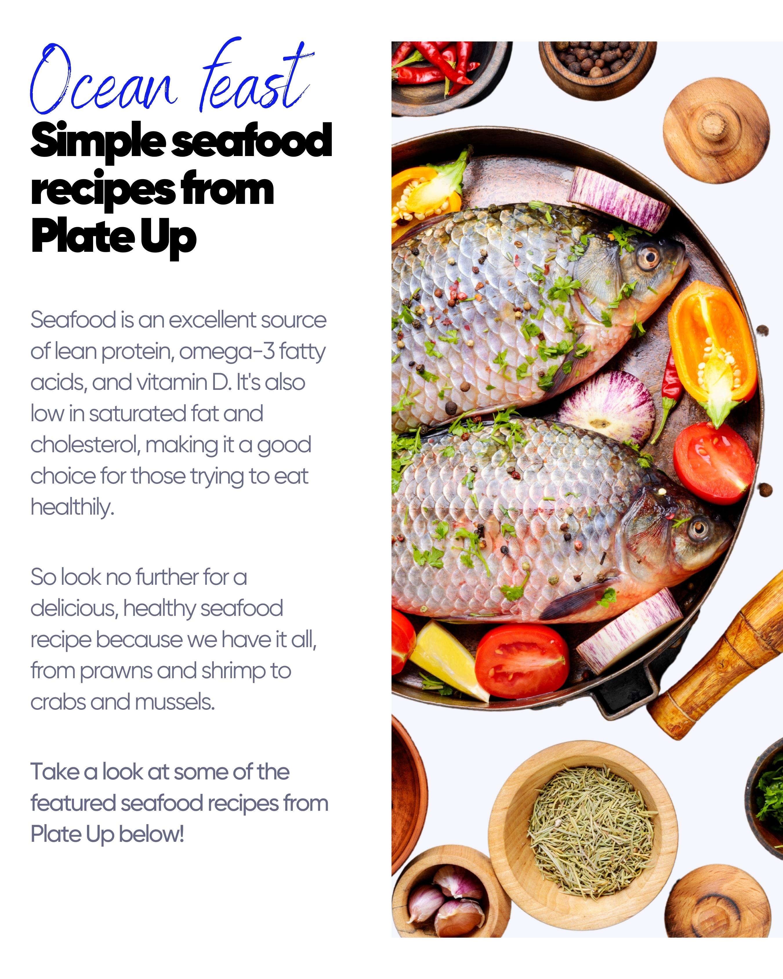 Fish platter, Fish recipes. Simple seafood recipes at Plate Up.