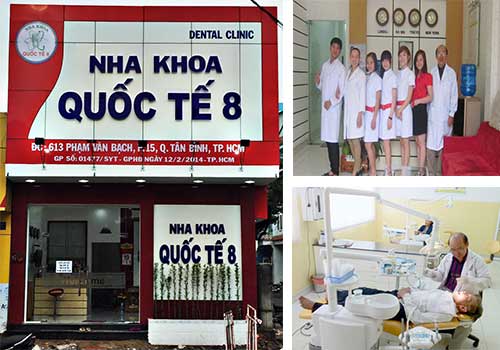 Nha khoa Quốc Tế 8 là địa chỉ chăm sóc răng miệng chất lượng tại TPHCM