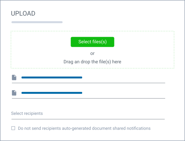 Upload document modal illustration