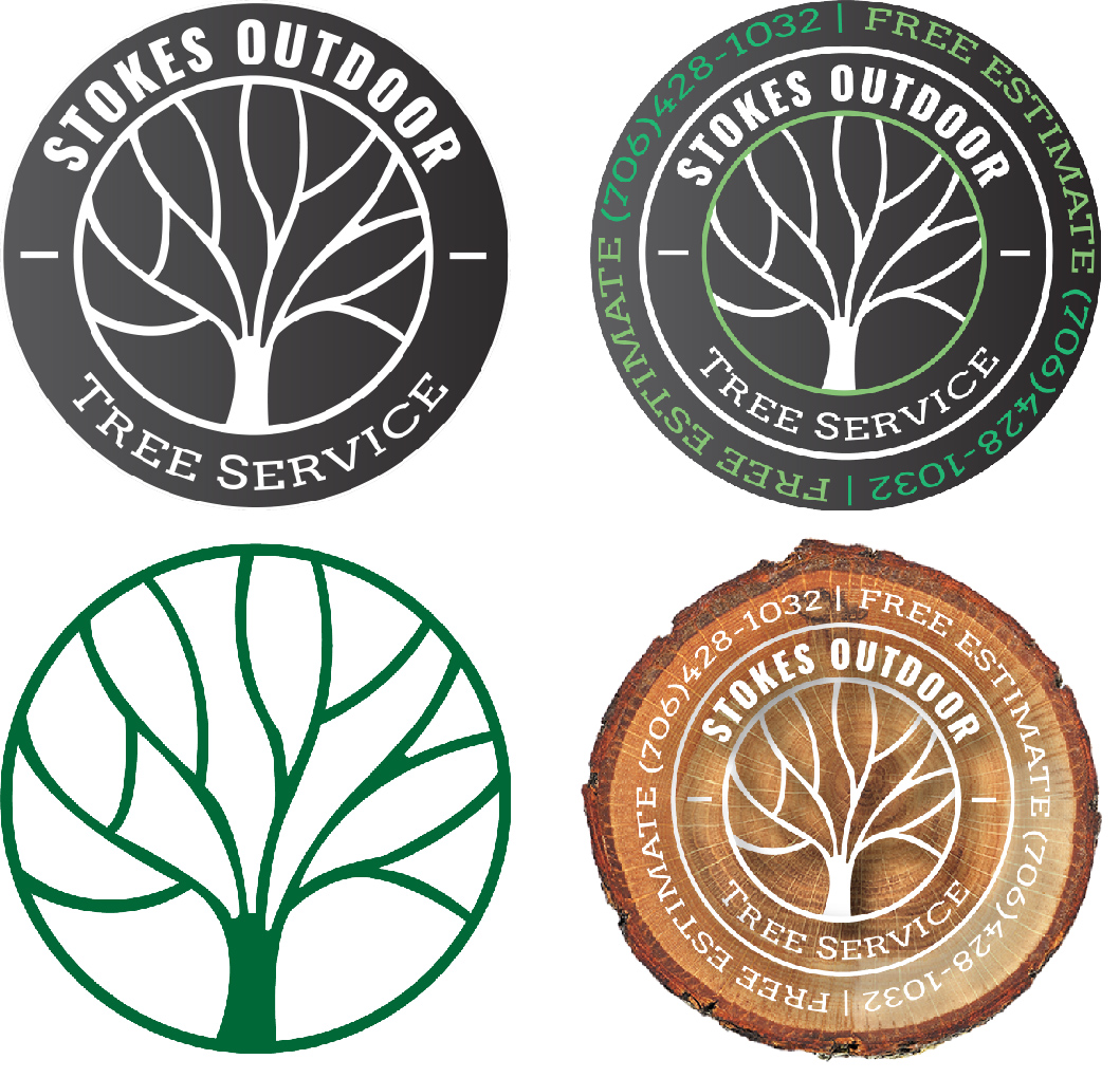 Stokes Outdoor Tree Service logos and icons