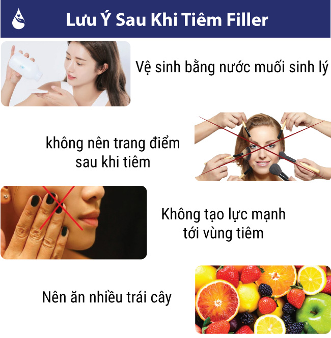 Những lưu ý sau khi tiêm filler cằm