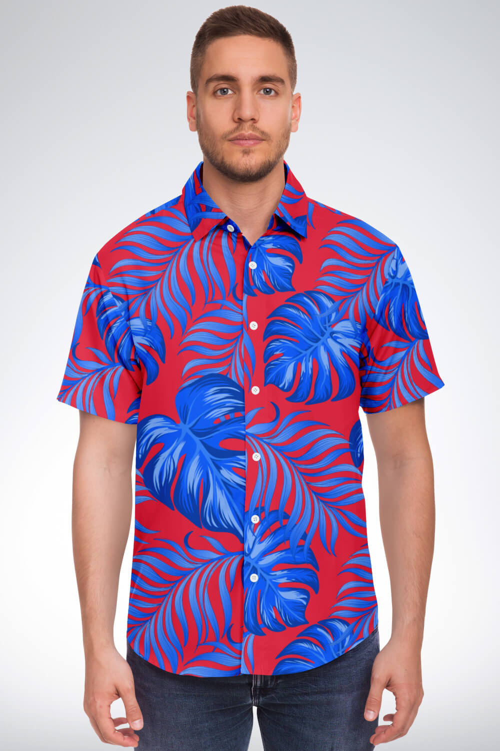 Print on demand button up shirts Clearance