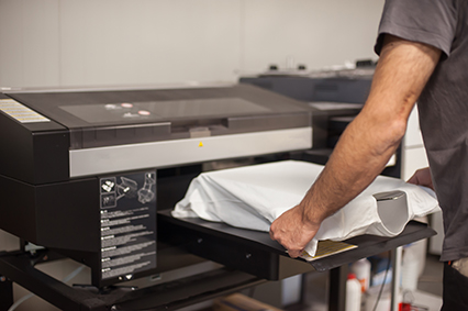 DTG printer and t-shirt