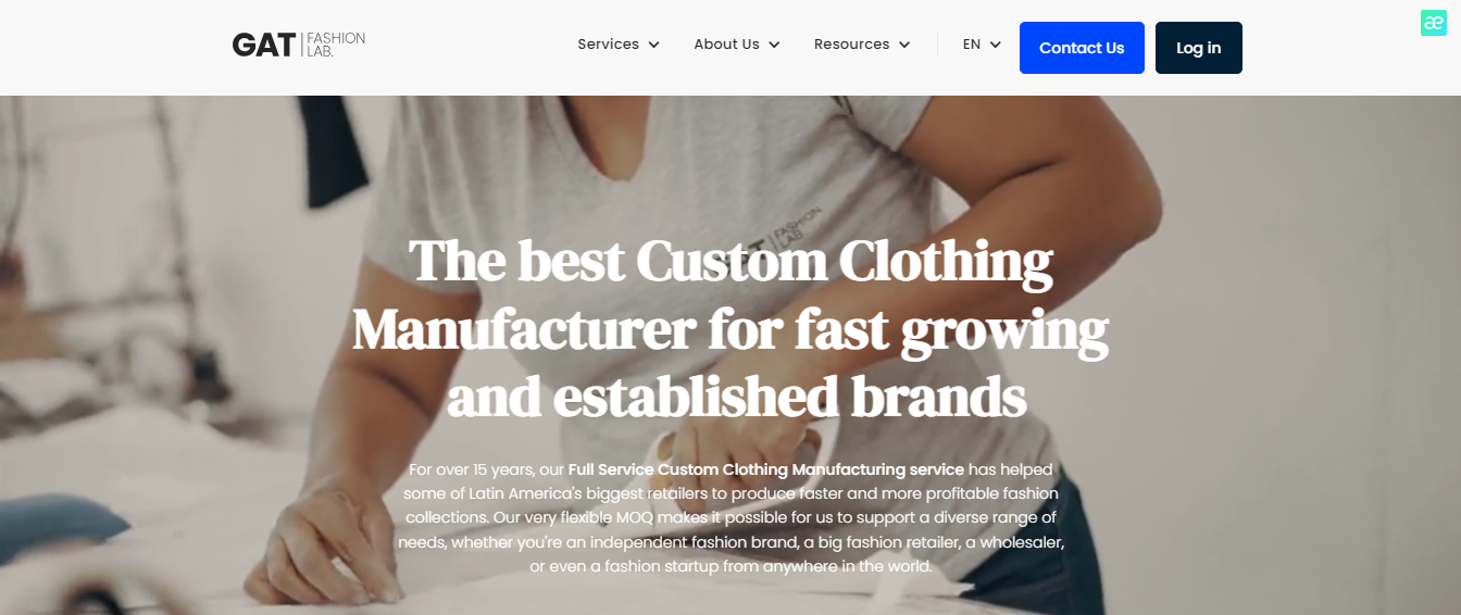 GAT Fashion Lab official website