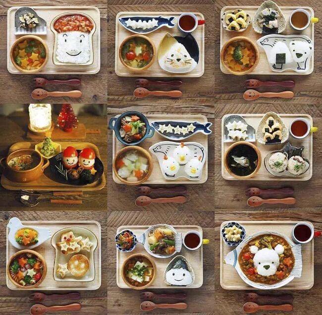 Món ăn trang trí bắt mắt sẽ giúp bé hứng thú hơn trong giờ ăn