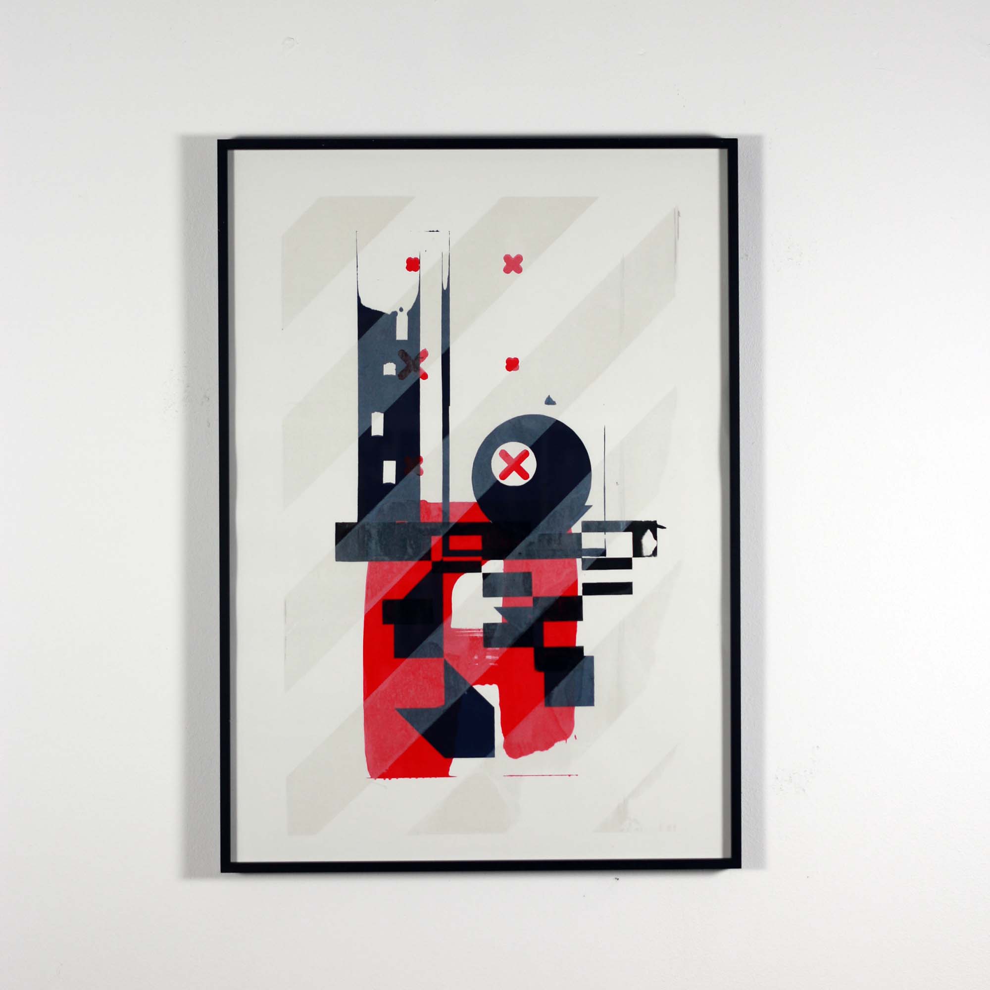 Four colour silkscreen on A2