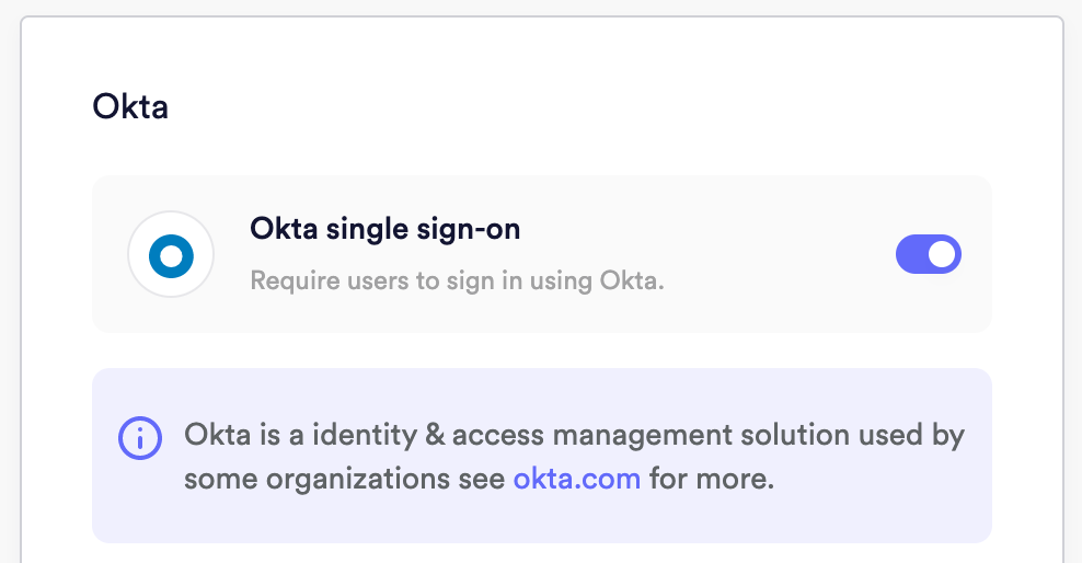 Okta SSO on Deel