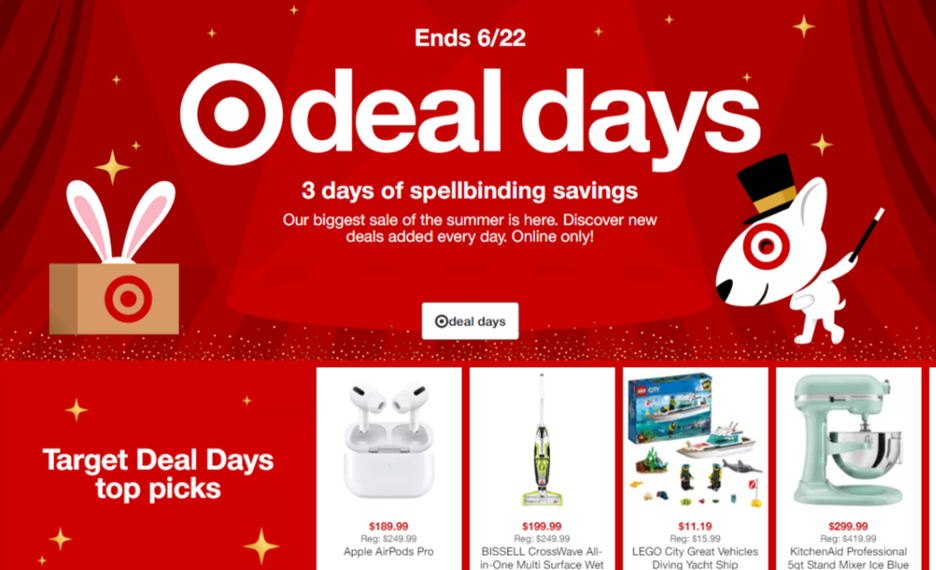Target Deal Days banner