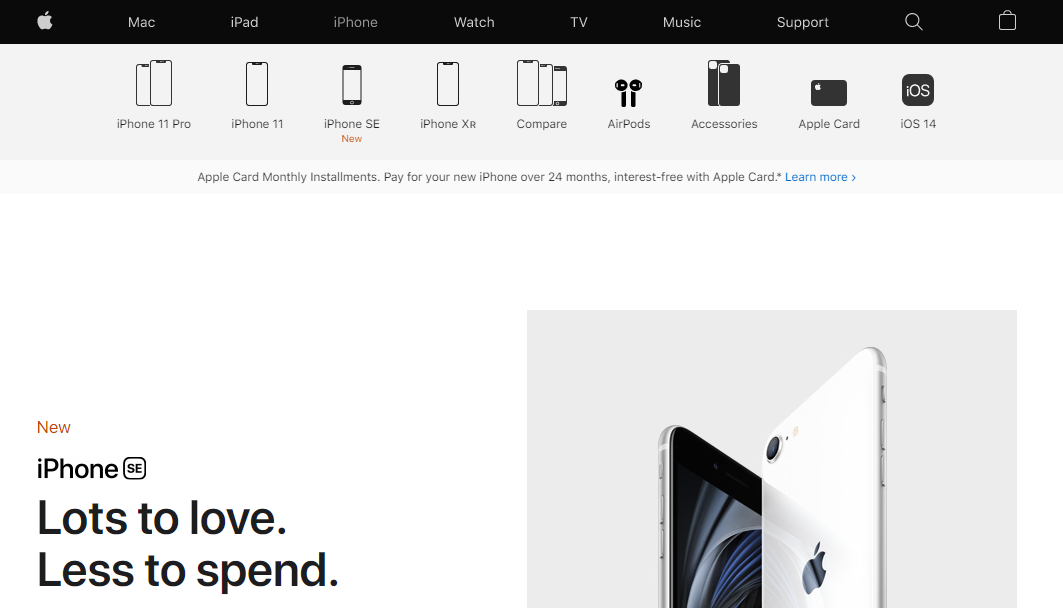 Red Ocean Strategy: SaaS examples, iPhone