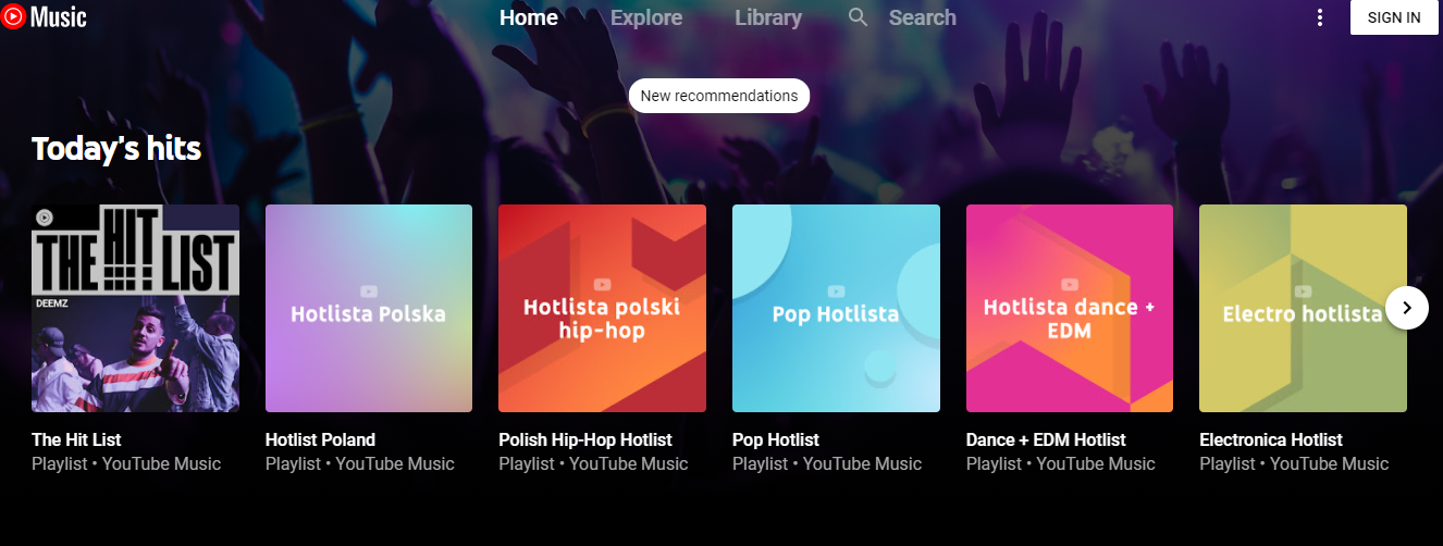 Red Ocean Strategy: SaaS examples, YouTube Music