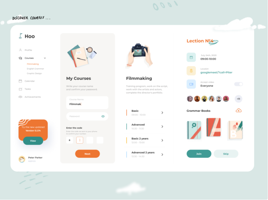 great dashboard design example
