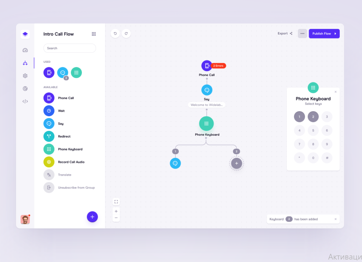 minimalistic dashboard design with drag and drop function