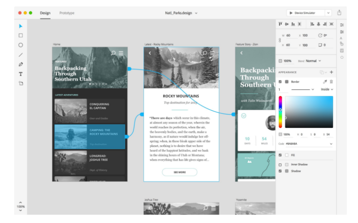 Adobe XD Design Examples: Artboards
