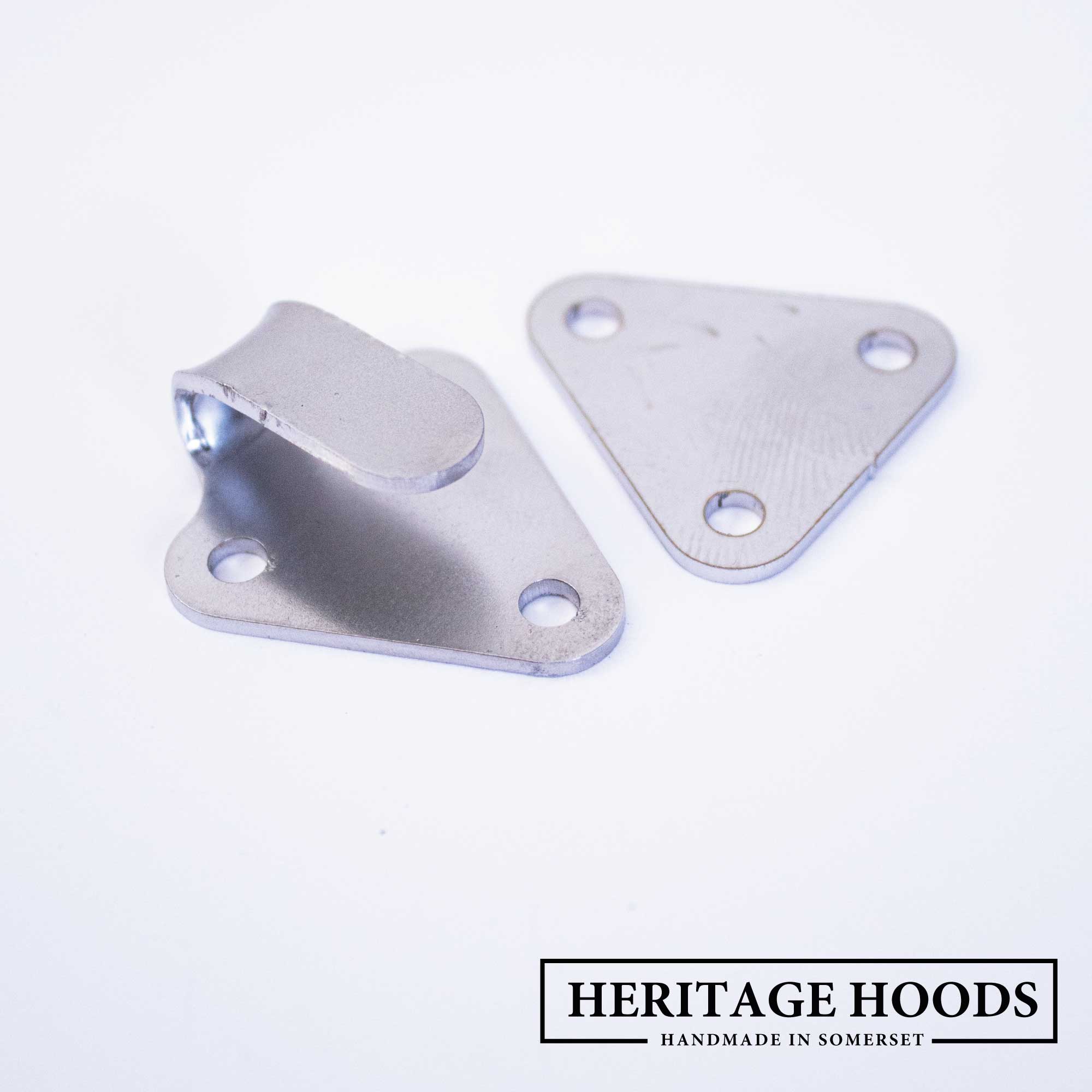 Hook & Plate for Canvas Hoods, Land Rover Series & Defender