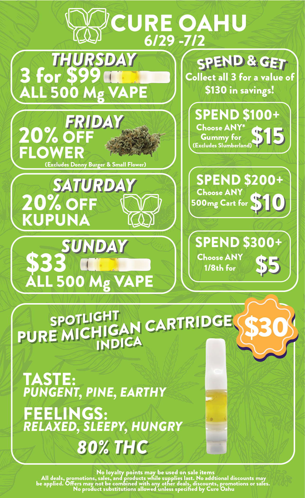 Cure Oahu Shop kapahulu