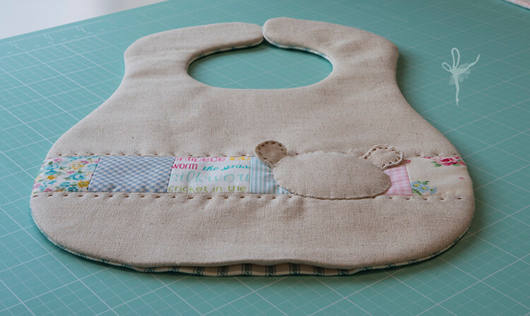 bib-turned-through