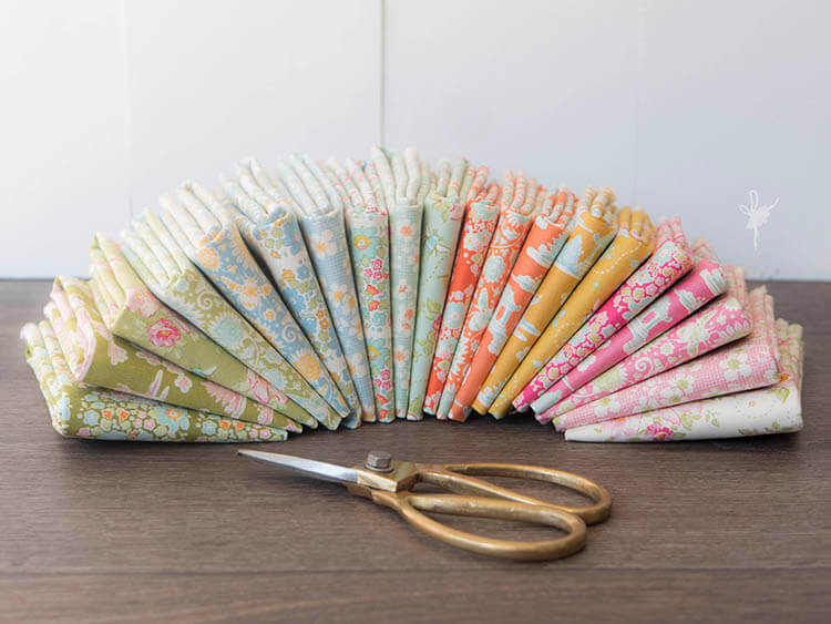 Tilda Bumblebee One a Penny Mini Quilt - Fat quarter bundle