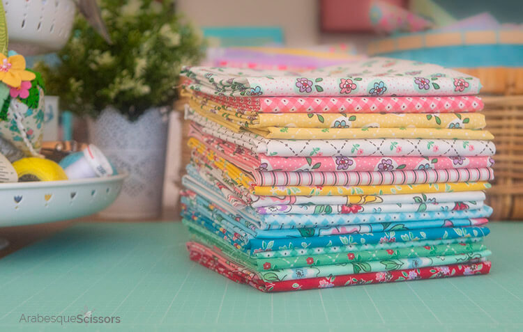 Dolls Bed Set - FREE PATTERN and Instructional Video - Mon beau jardin fabric