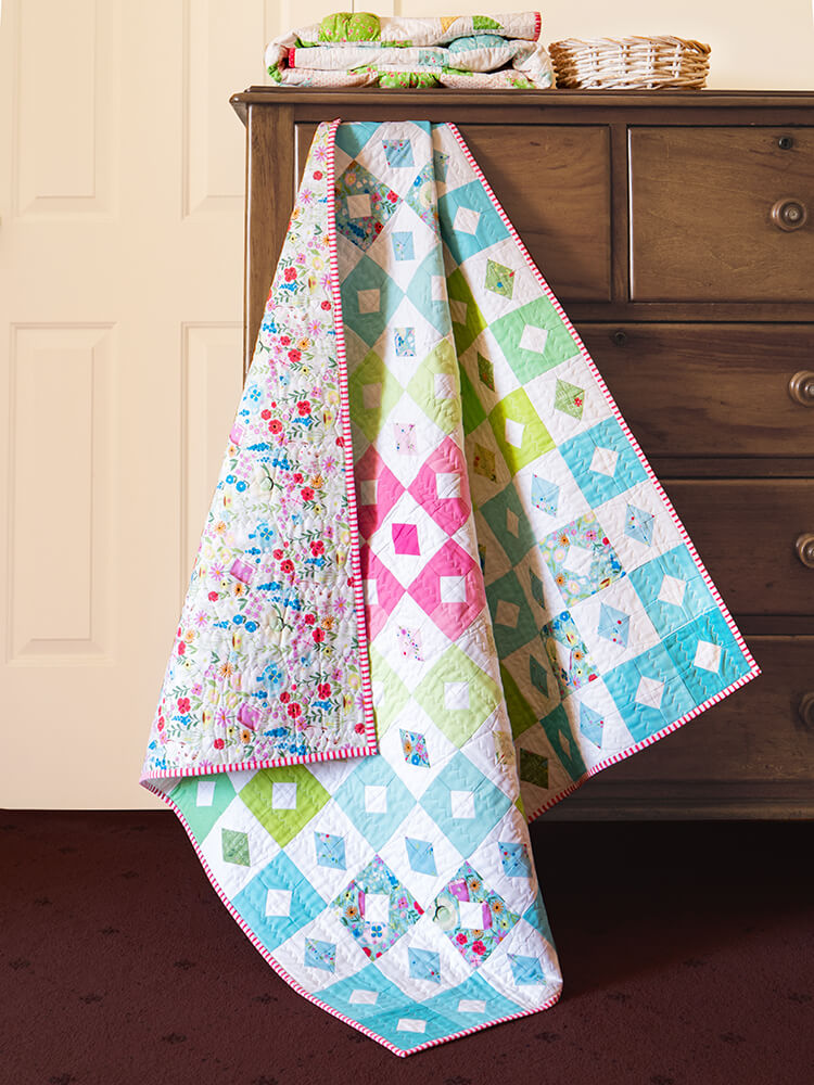 Rainbow Baby Crystal Lattice - A FREE Pattern Add-on - just hangin' around