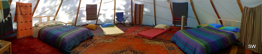 Crazy Horse Tipi - Shared group of 4 or 5 friends