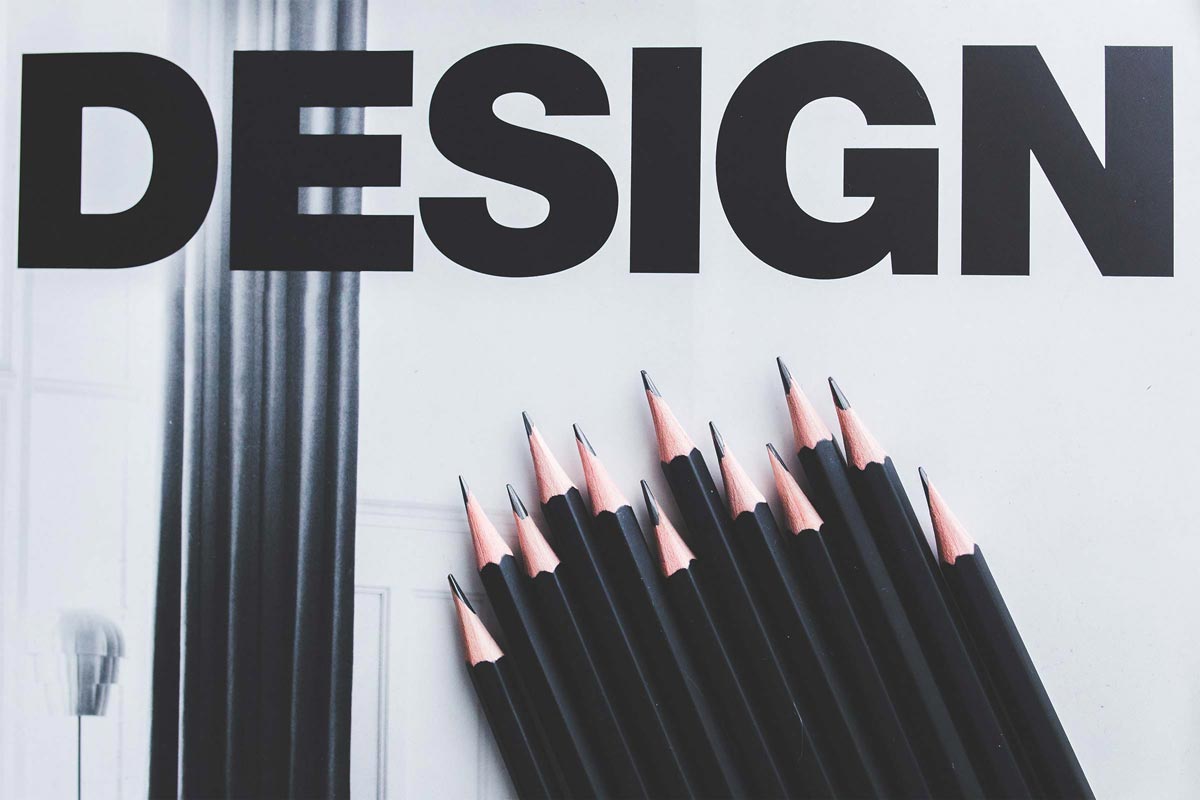 design with pencils