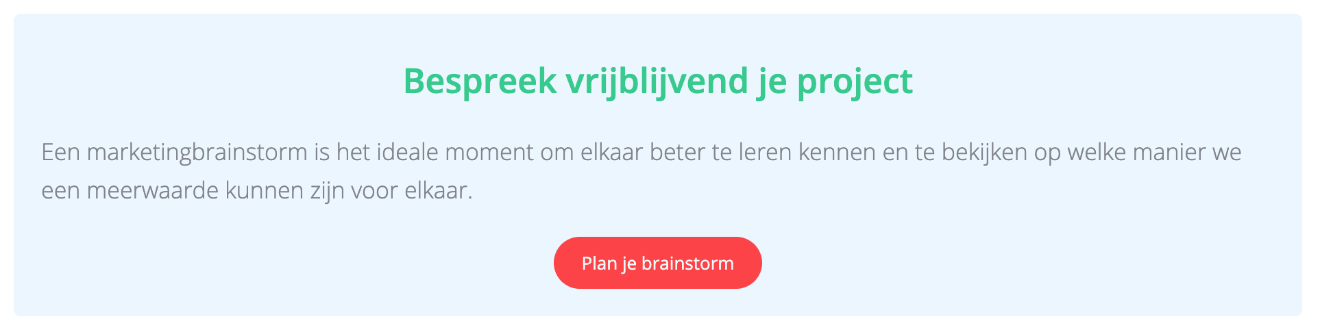 Marketingbrainstorm