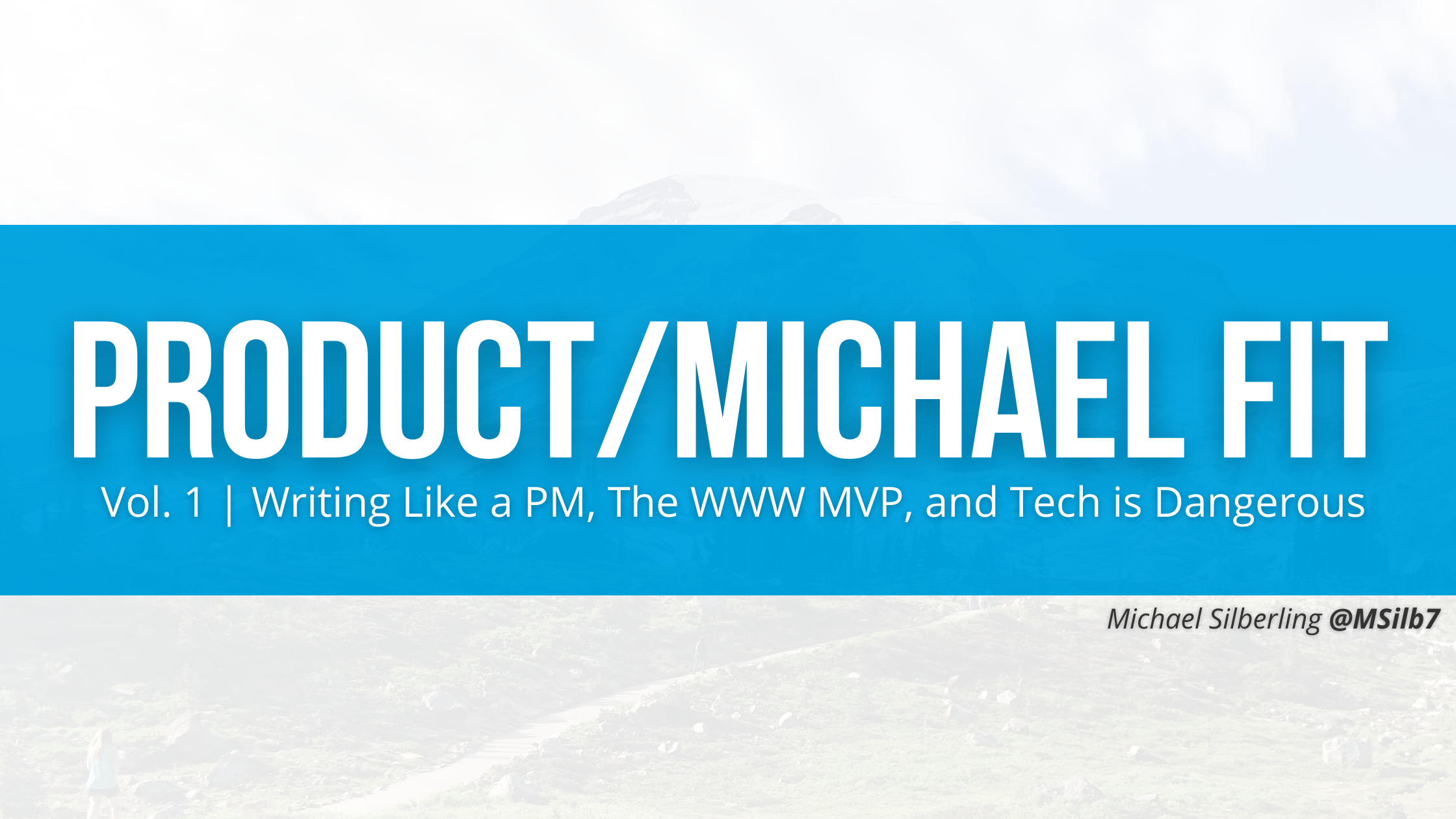 Product/Michael Fit: Vol. 1 | 11/2/20
