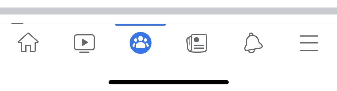 Facebook App Nav Bar