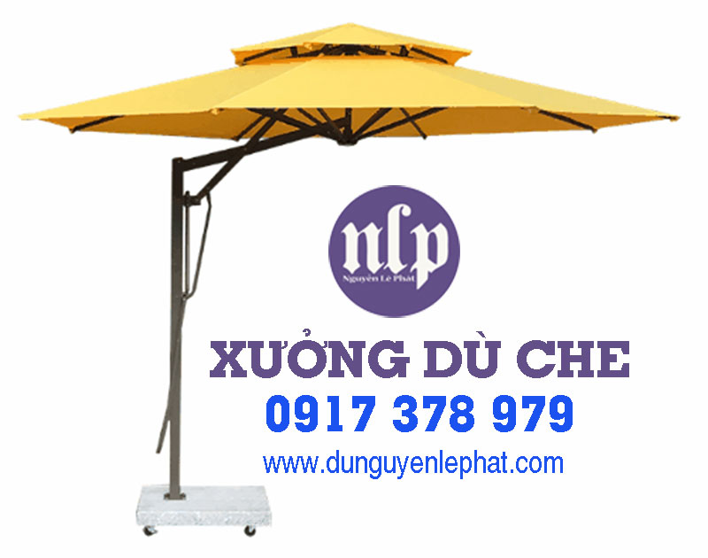 Dù che nắng, dù che mưa, dù lệch tâm, dù che quán cafe tại Hải Phòng