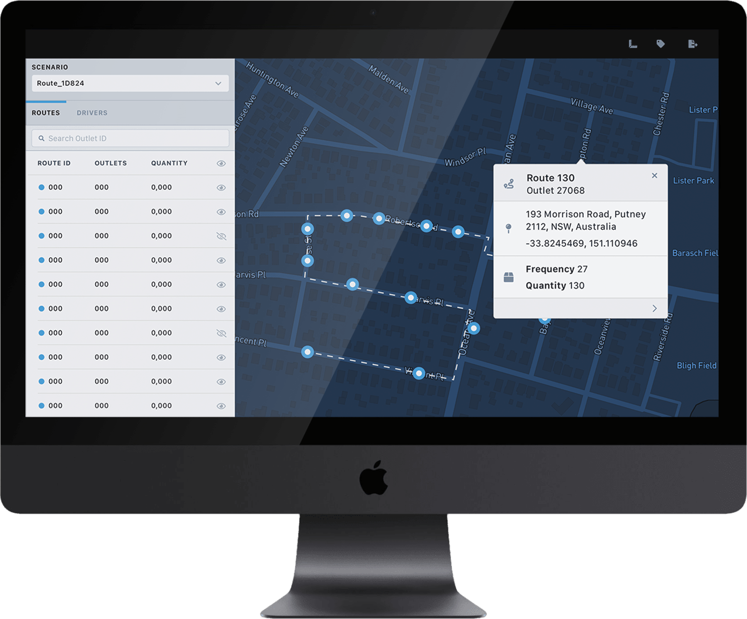 adiona flexops command user interface on imac pro