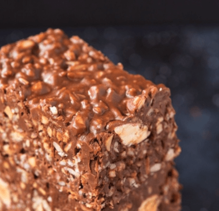 Homemade Keto Chocolate Crunch Bars